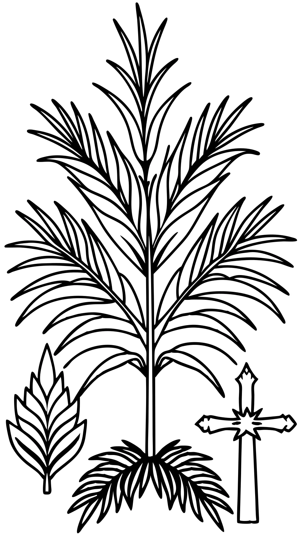 palm sunday coloring pages